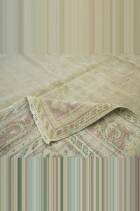 Vintage Oushak Carpet Rug 7x10 Feet 213,297 - Oushak Rug $i