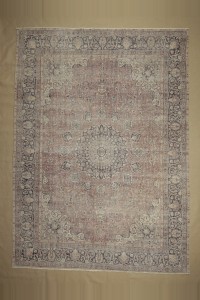 Oushak Rug Vintage Oushak Carpet Rug 9x12 260,357