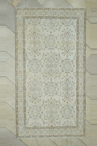 Vintage Oushak Rug 4x7 Feet 112,205 - Oushak Rug $i