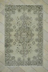 Vintage Oushak Rug 5x8 Feet 162,257 - Oushak Rug $i