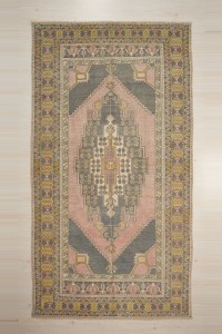 Turkish Carpet Rug Vintage Oushak Rug 5x9 154,280