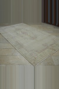 Vintage Oushak Rug 6x10 Feet 177,304 - Oushak Rug $i