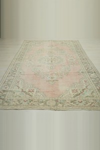 Vintage Oushak Rug 6x9 Feet 174,266 - Oushak Rug $i