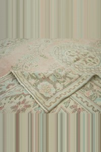 Vintage Oushak Rug 6x9 Feet 174,266 - Oushak Rug $i