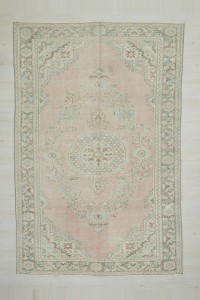Vintage Oushak Rug 6x9 Feet 174,266 - Oushak Rug $i