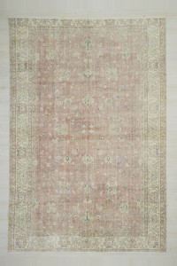 Vintage Oushak Rug 7x10 216,314 - Oushak Rug  $i