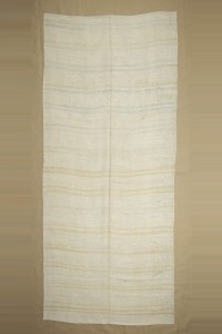 Turkish Hemp Rug Vintage Turkish Hemp Kilim Rug 6x12 Feet 170,387