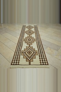 Vintage Turkish Kilim Runner 3x11 Feet 90,325 - Turkish Rug Runner  $i