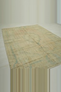 Vintage Turkish Oushak Rug 7x9 Feet 200,276 - Oushak Rug $i