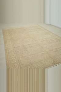 Vintage Turkish Oushak Rug 8x11 Feet 233,339 - Oushak Rug $i