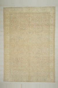 Vintage Turkish Oushak Rug 8x11 Feet 233,339 - Oushak Rug $i