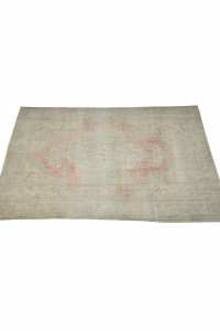 Vintage Turkish Rug 6x9 168,270 - Oushak Rug $i