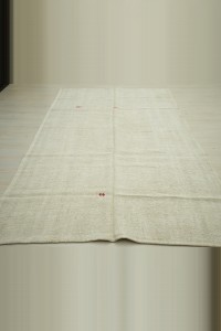 White Turkish Hemp Rug 6x9 167,285 - Turkish Hemp Rug $i