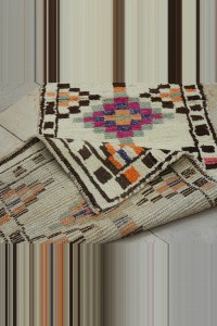 Wool Herki Rug Runner 2.5x11 80,333 - Turkish Rug Runner $i