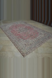Wool on Cotton Oushak Rug 7x10 Feet 214,318 - Oushak Rug $i