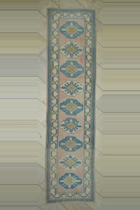 Turkish Rug Runner Wool Oushak Rug Runner,3x12 92,360