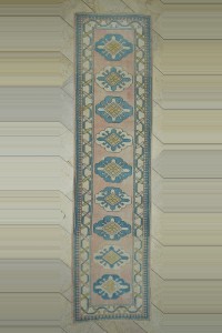 Wool Oushak Rug Runner,3x12 92,360 - Turkish Rug Runner  $i