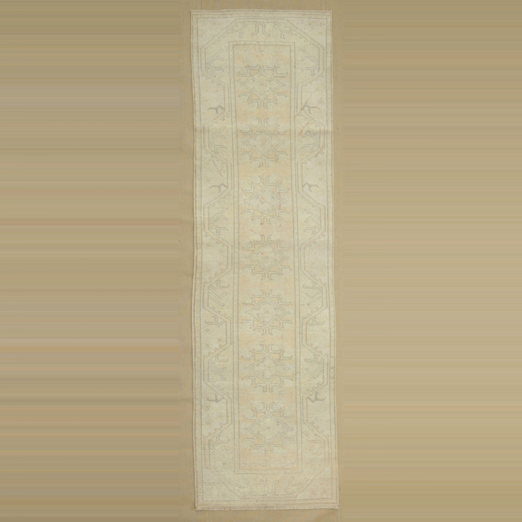 Wool Oushak Rug Runner,3x8 77,268 - Turkish Rug Runner