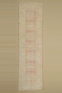 Turkish Rug Runner Wool Oushak Rug Runner 3x9 78,277