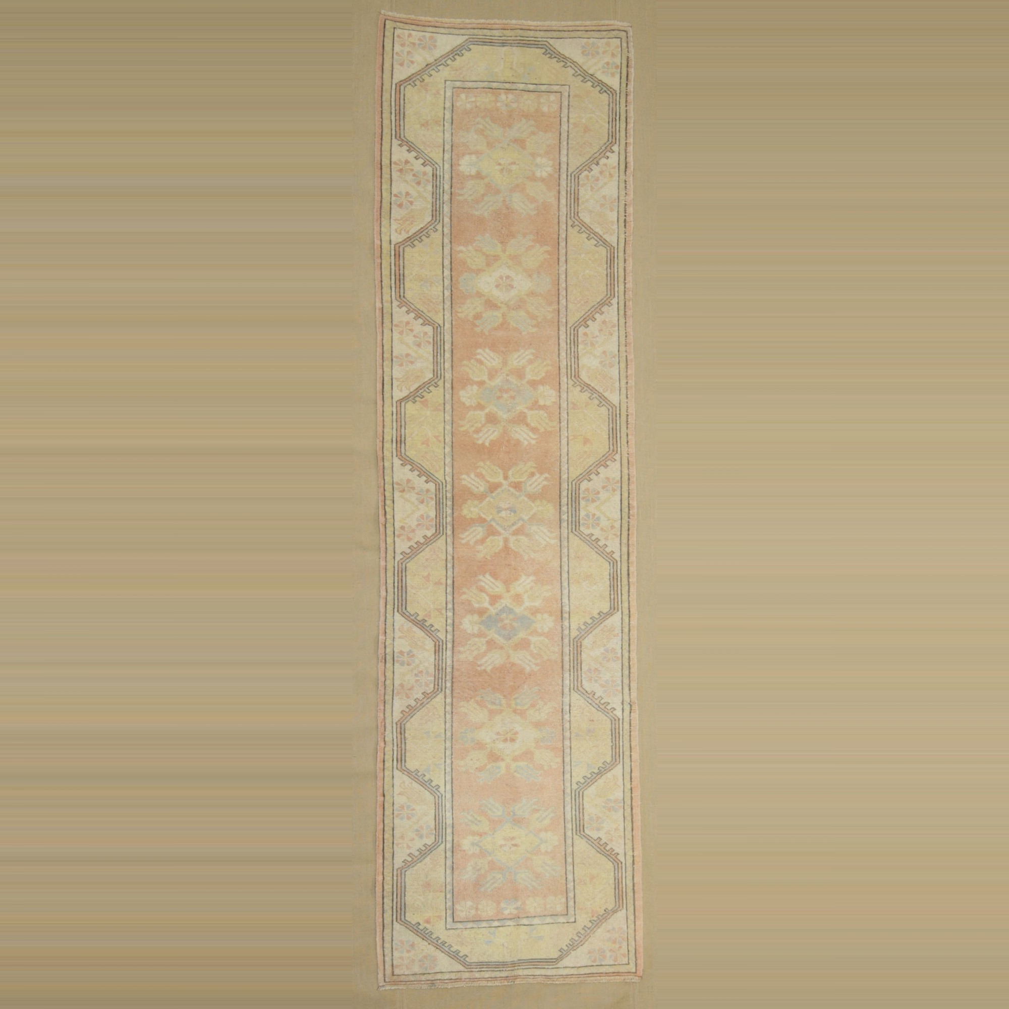 Wool Oushak Rug Runner,3x9 78,285 - Turkish Rug Runner
