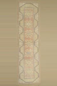 Turkish Rug Runner Wool Oushak Rug Runner,3x9 78,285