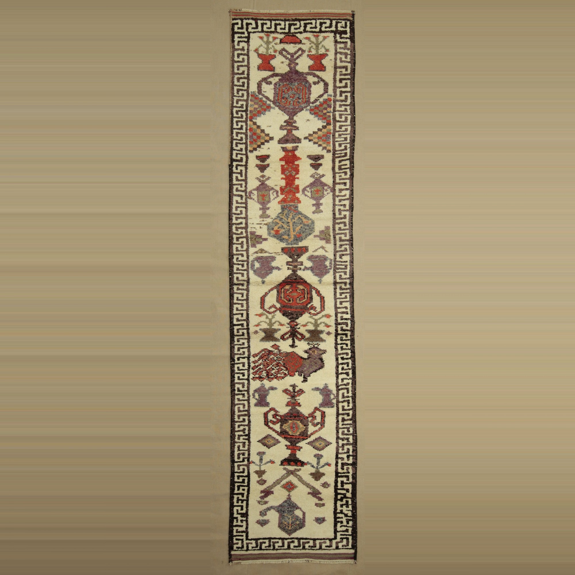 Wool Woven Carpet Rug Runner,2.8x12,2. 85,373 - Turkish Rug Runner