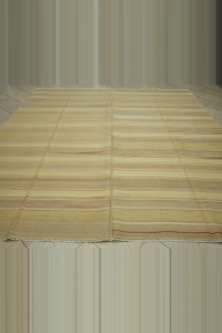 Wool Woven Turkish Kilim Rug 9x10 Feet 280,308 - Turkish Natural Rug $i