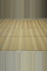 Wool Woven Turkish Kilim Rug 9x10 Feet 280,308 - Turkish Natural Rug $i