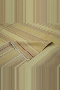 Wool Woven Turkish Kilim Rug 9x10 Feet 280,308 - Turkish Natural Rug $i