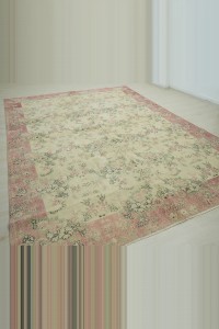 Xhoy Tabriz Pattern Turkish Carpet Rug 8x11 Feet 244,340 - Oushak Rug $i