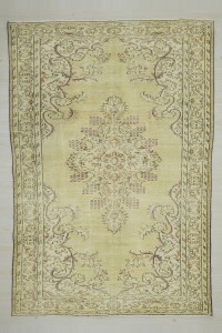 Yellow Oushak Rug 6x9  174,271 - Oushak Rug  $i