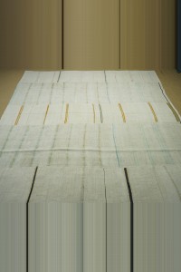 10x11 Modern Stripe Hemp Kilim Rug 303,344 - Turkish Hemp Rug  $i