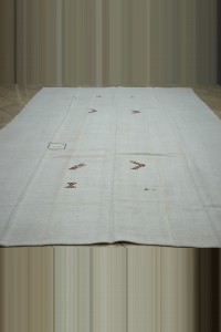 10x12 Handmade Vintage Hemp Kilim Rug 290,350 - Turkish Hemp Rug  $i