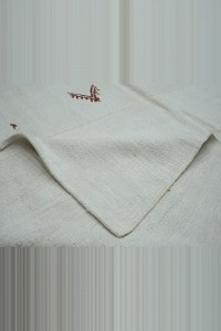 10x12 Handmade Vintage Hemp Kilim Rug 290,350 - Turkish Hemp Rug  $i