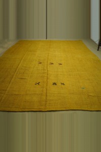 10x12 Saffron Color Overdye Hemp Rug 292,365 - Turkish Hemp Rug  $i