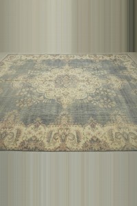 10x14 Oversize Modern Vintage Oushak Carpet Rug 290,419 - Oushak Rug  $i