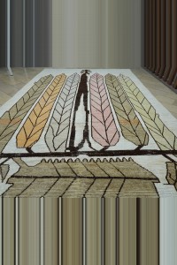 10x15 Tree Of Life Pattern Hemp Carpet Rug 298,466 - Turkish Carpet Rug  $i