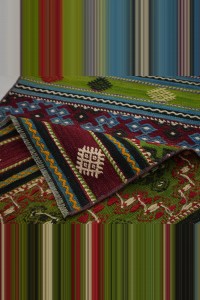 2.5x10 Embroidered Kilim Rug Runner. 70,310 - Turkish Rug Runner  $i