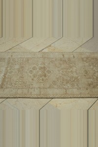 2.5x12 Brown Beige Persian Vintage Rug Runner 75,373 - Turkish Rug Runner  $i