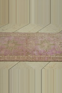 2.5x12 Stair Decor Pink Persian Rug Runner 70,374 - Turkish Rug Runner  $i