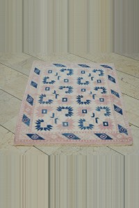 2.5x4 Small Size Wool Oushak Rug 78,115 - Turkish Carpet Rug  $i
