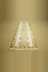 2,5x8 Natural Carpet Rug Runner 82,237 - Turkish Rug Runner  $i