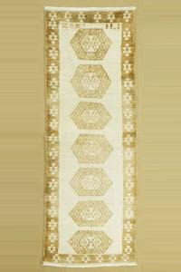 2,5x8 Natural Carpet Rug Runner 82,237 - Turkish Rug Runner  $i