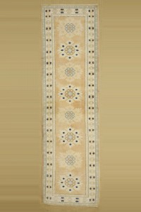 Turkish Rug Runner 2.5x9 Wool Oushak Rug Runner. 79,278