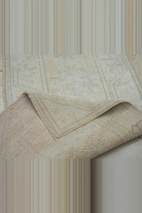 2.6x9 Wool Vintage Turkish Oushak Rug Runner. 80,285 - Turkish Rug Runner  $i