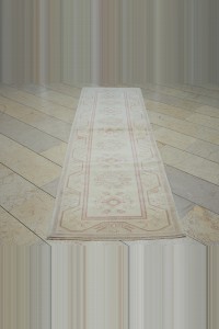 2.7x9.5 Wool Turkish Vintage Rug Runner. 84,290 - Turkish Rug Runner  $i