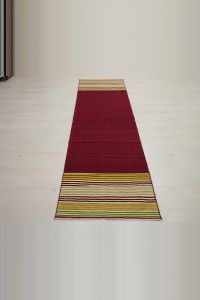 2.x8.5 Red Gordes Kilim Rug Runner. 71,255 - Turkish Rug Runner  $i