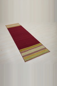 2.x8.5 Red Gordes Kilim Rug Runner. 71,255 - Turkish Rug Runner  $i