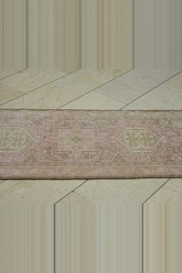2x11 Vintage Narrow Persian Pink Rug Runner 68,338 - Turkish Rug Runner  $i