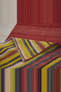 2x8 Red Gordes Kilim Rug Runner 62,234 - Turkish Rug Runner  $i